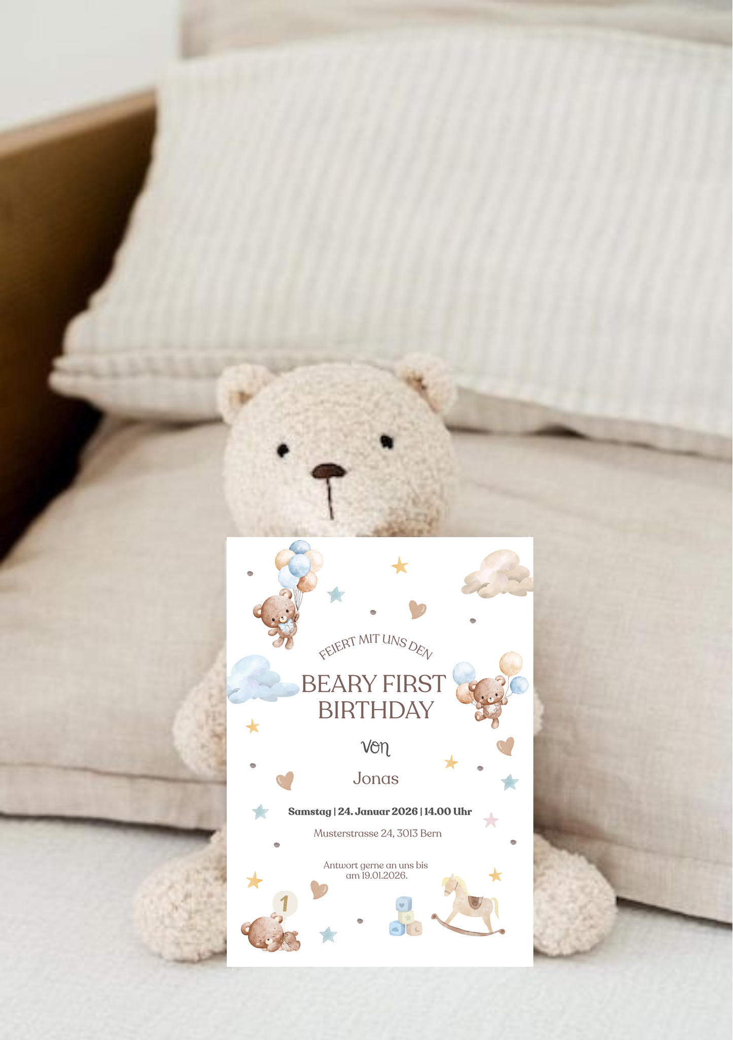 Beary Birthday – Junge / Mädchen