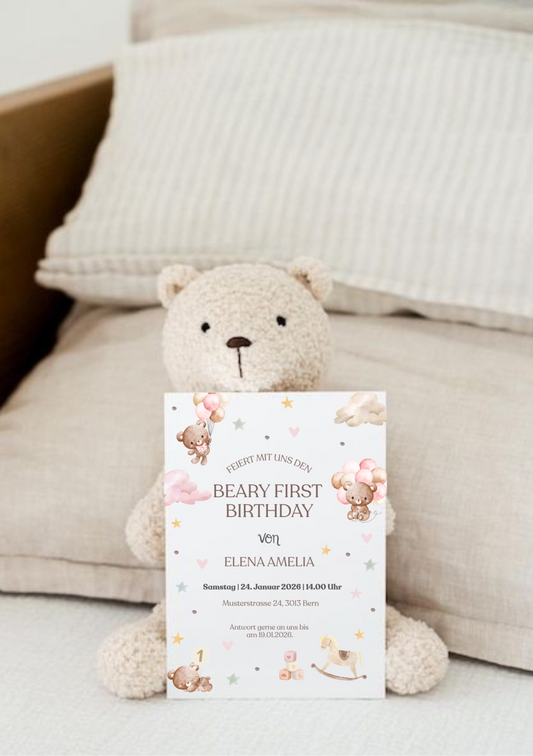 Beary Birthday – Junge / Mädchen